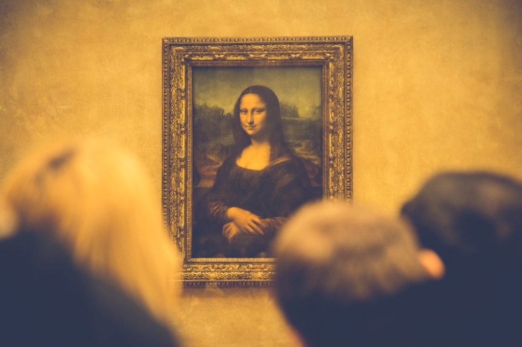 Mona Lisa im Louvre in Paris