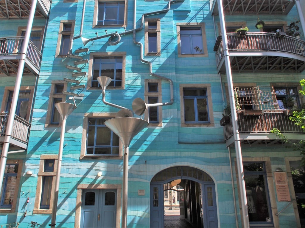 Haus in der Kunsthofpassage in Dresden