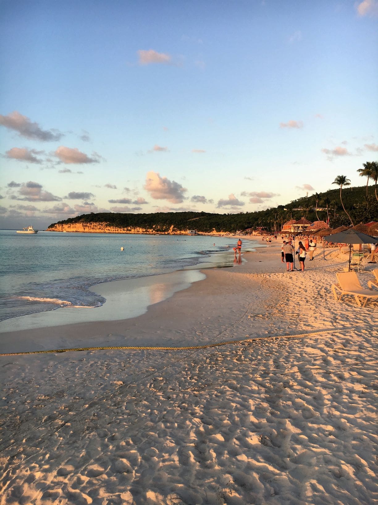 Strand vor dem Sandals Resort in Antigua
