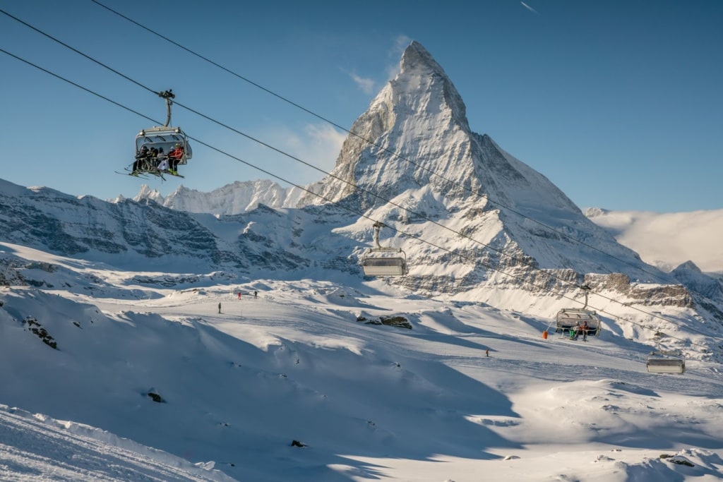 Seilbahn am Matterhorn