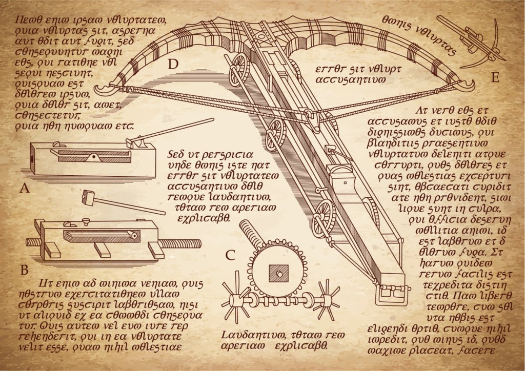 Zeichnung von Leonardo da Vinci