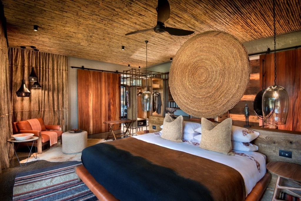 Schlafzimmer im Phinda Homestead
