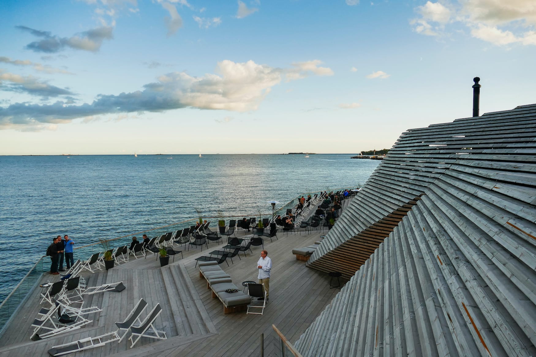 Eine der ungewöhnlichsten Saunen in Finnland ist die Löyly-Design-Sauna in Helsinki