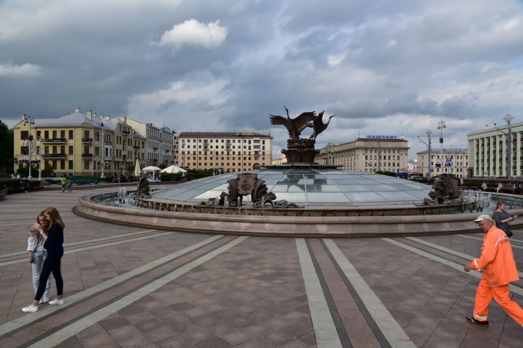 Platz der Unabhängigkeit in Minsk