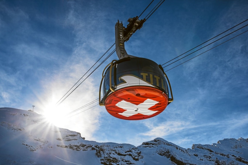 Skigondel in Titlis
