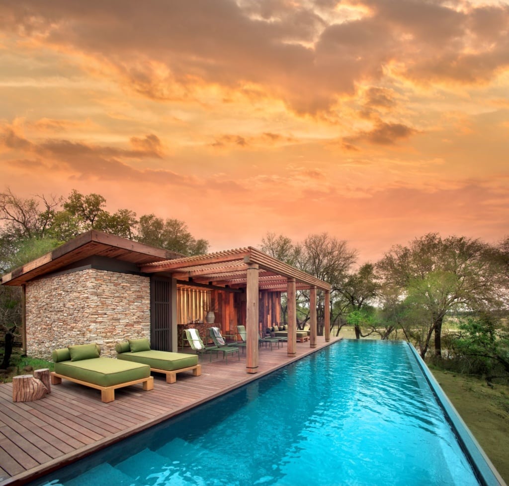 Villa mit Pool im andBeyond Tengile River Lodge