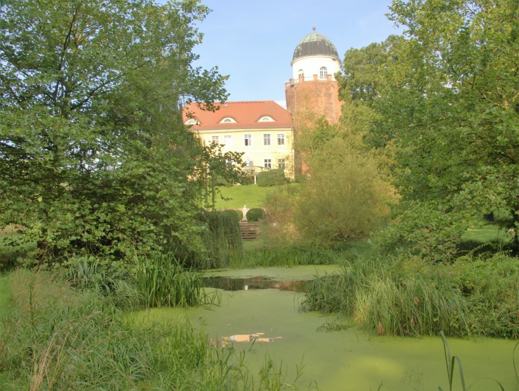 Park der Burg Lenzen in der Prignitz