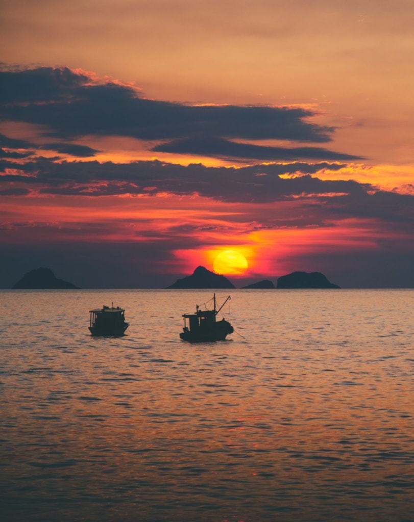 Sonnenuntergang in Ipanema