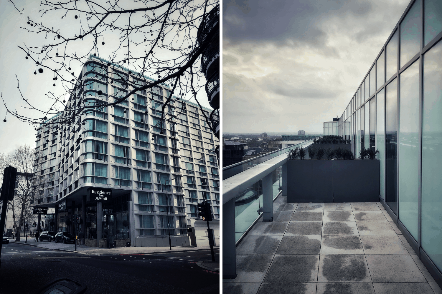 Fassade des Residence Inn in London Kensington