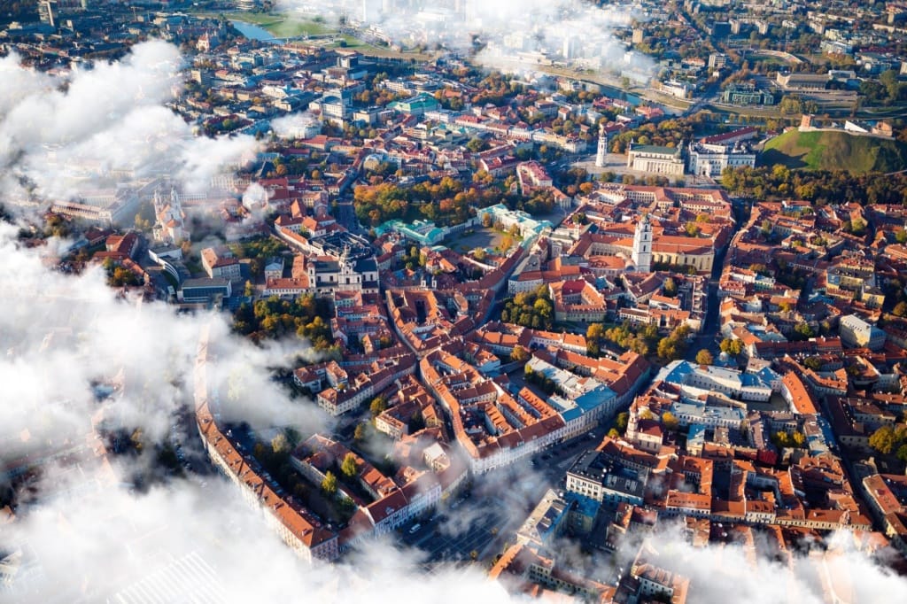 Vilnius aus der Vogelperspektive