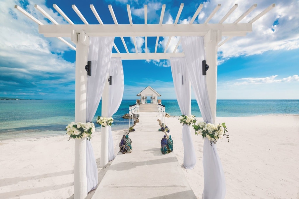 Hochzeit am Strand in Karibik