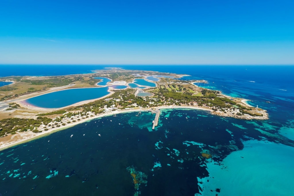 Rottnest Island aus der Vogelperspektive