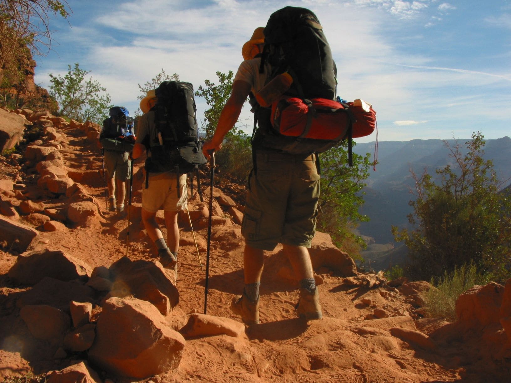 Wanderer auf dem Bright Angel Trail