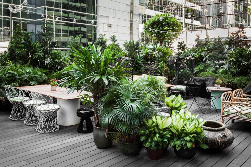 Kunst in Hongkong findet man zum Beispiel im Duddell's – einem Restaurant und Galerie zugleich.