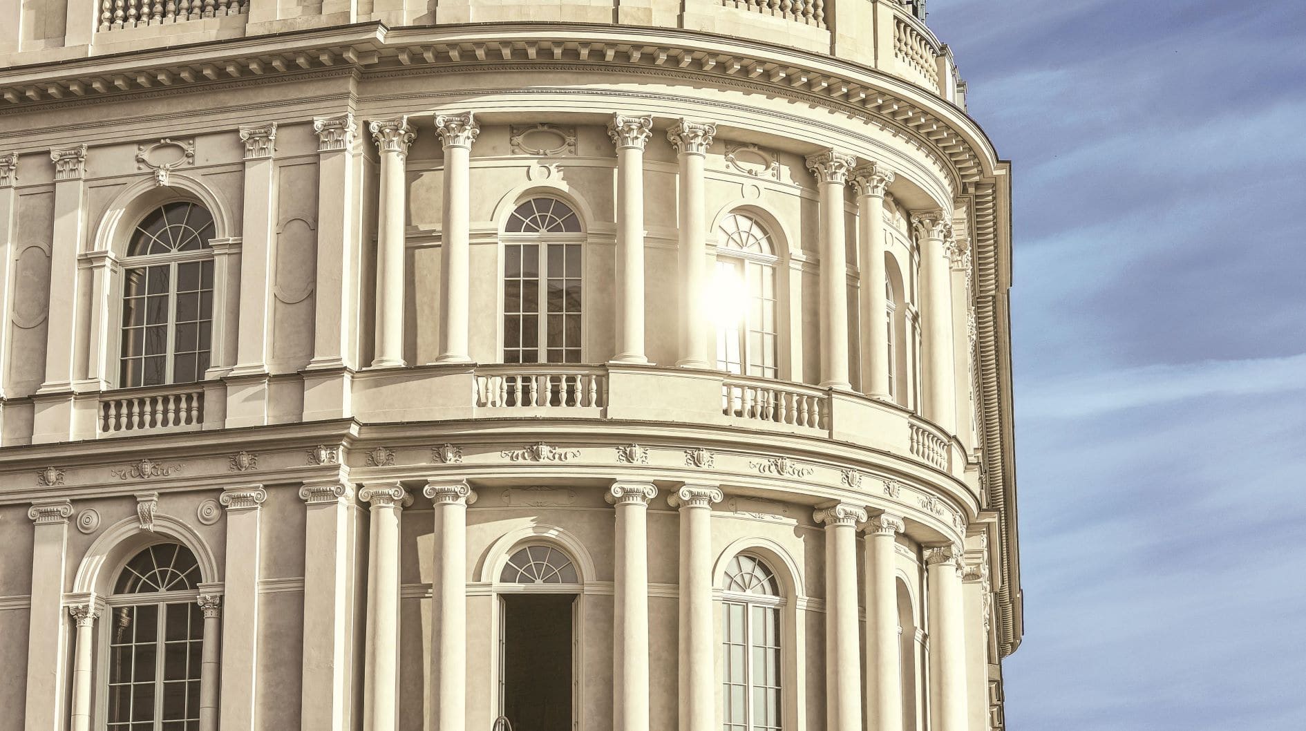 Fassade des Raffles Europejski Warsaw