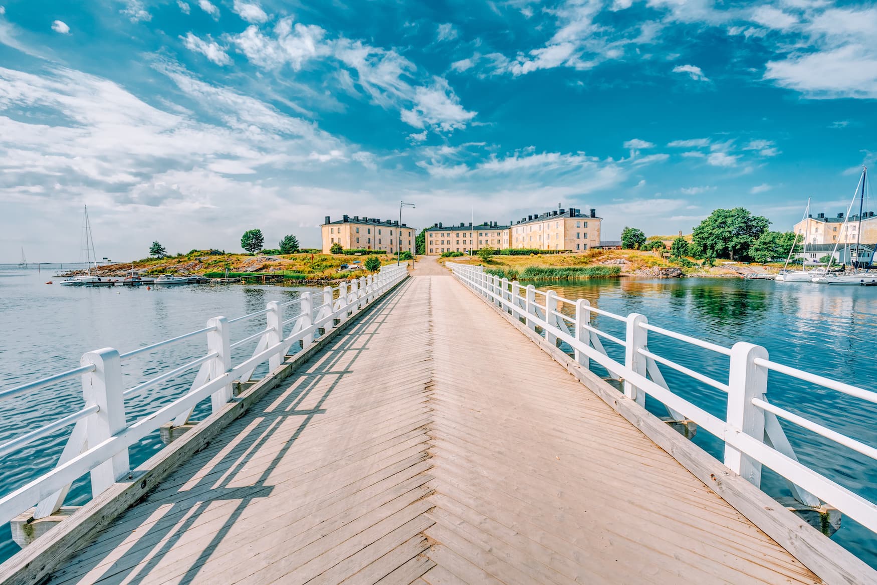 Brücke zur Festung Suomenlinna