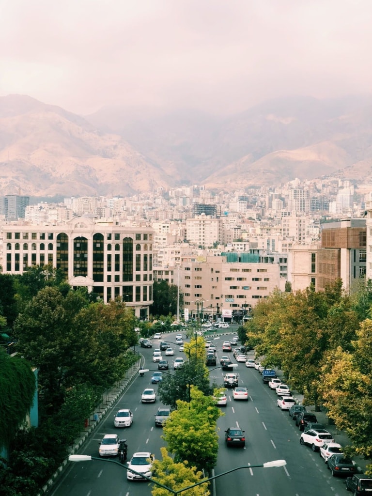Kaved Boulevard in Teheran