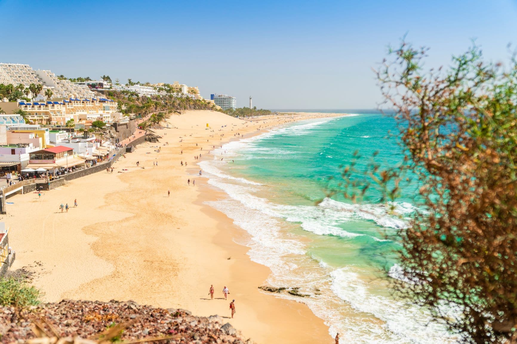 Strand in Morro Jable auf Fuerteventura