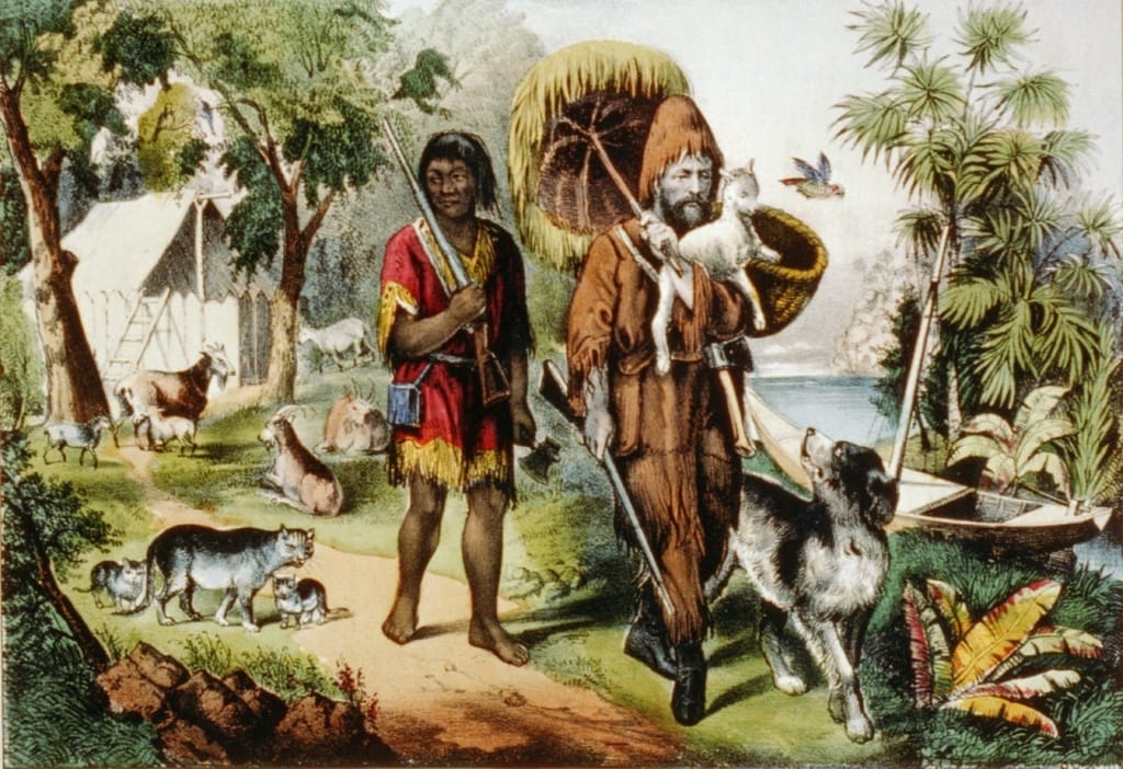 Daniel Defoe Buch »Robinson Crusoe« ist ein Weltklassiker.