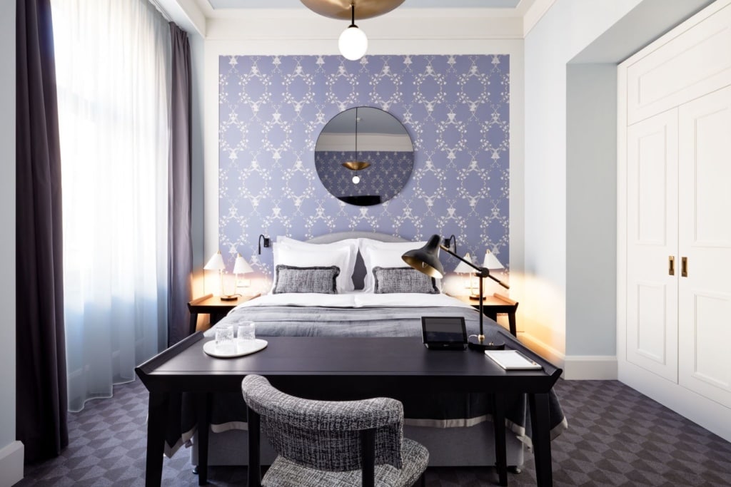 Schlafzimmer im Hotel Tortue Hamburg
