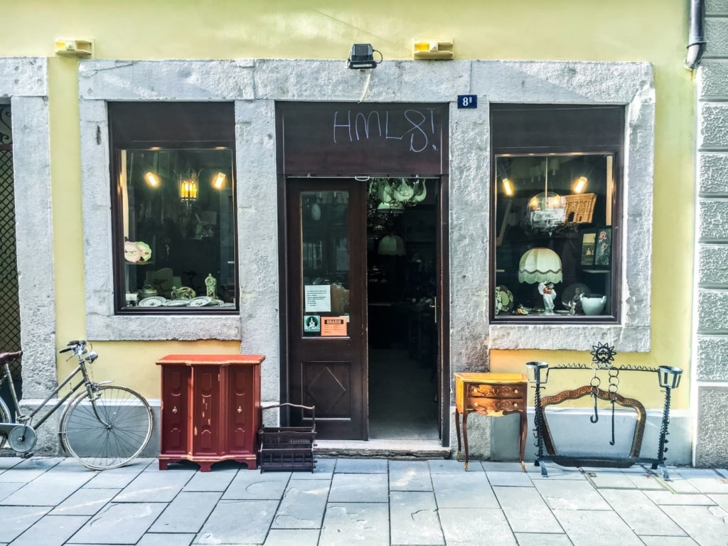 Antiquitätenladen in Triest
