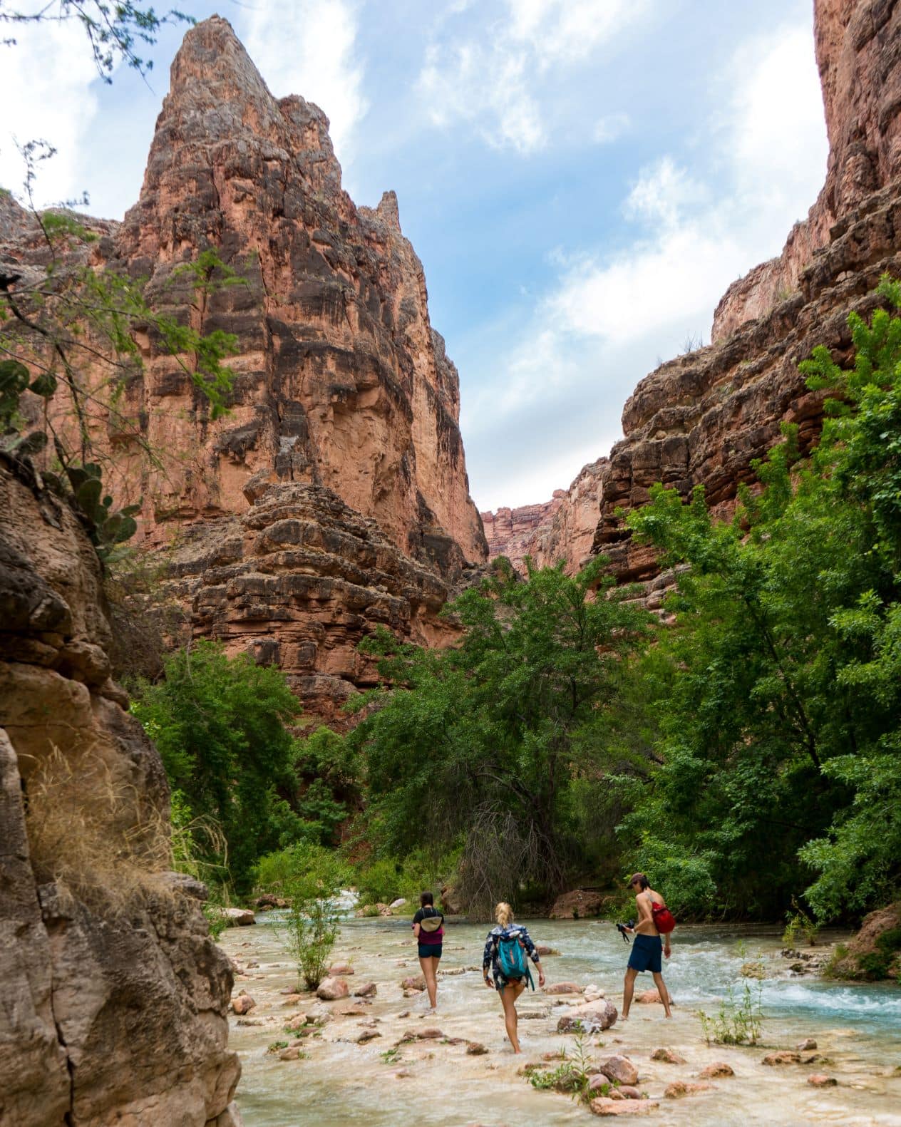 Wanderer im Havasupai Reservation