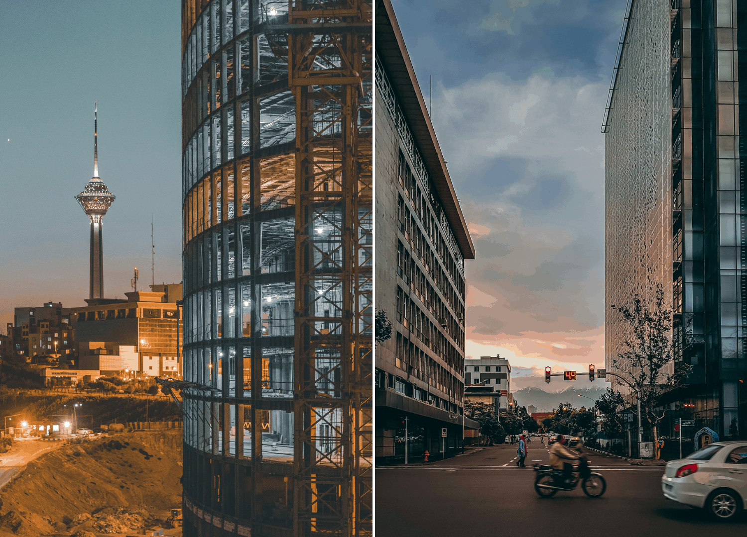 Teheran bei Nacht