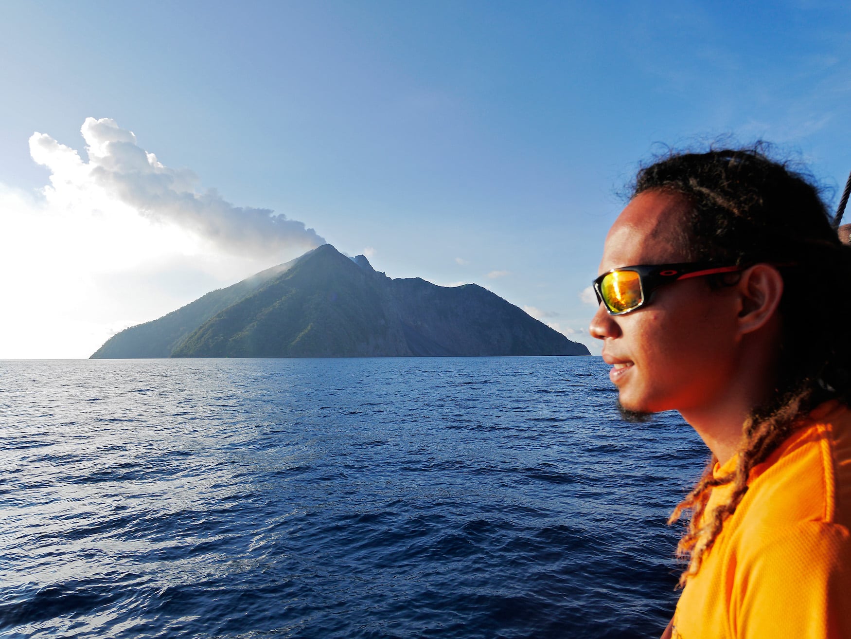 Vulkan Batu Tara in Indonesien