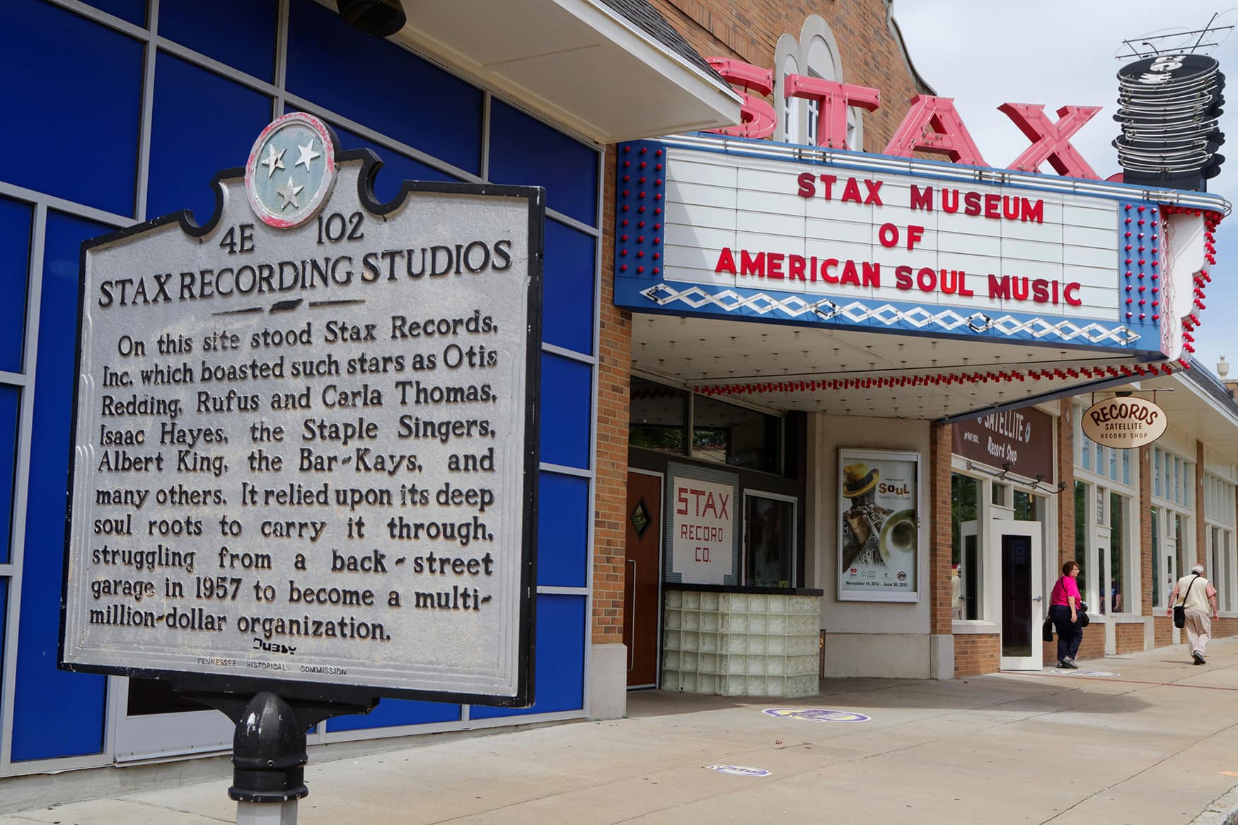 Eingang des Stax Museums in Memphis