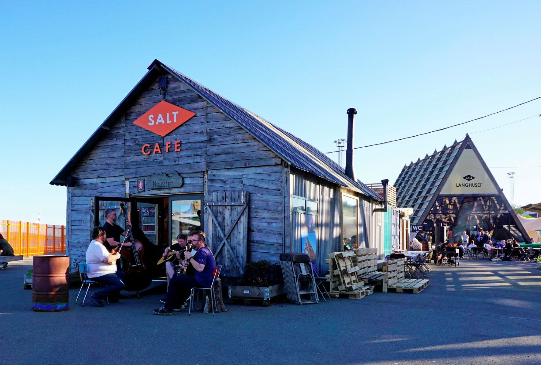 Café im Kunstprojekt SALT in Oslo