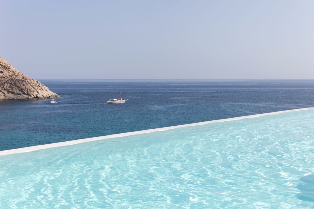 Infinity Pool im The Wild Hotel auf Mykonos