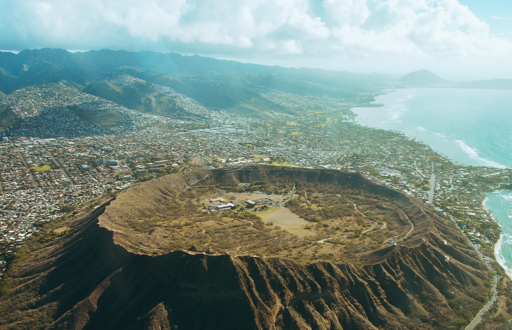 Diamond Head auf der Insel Oahu, Hawaii
