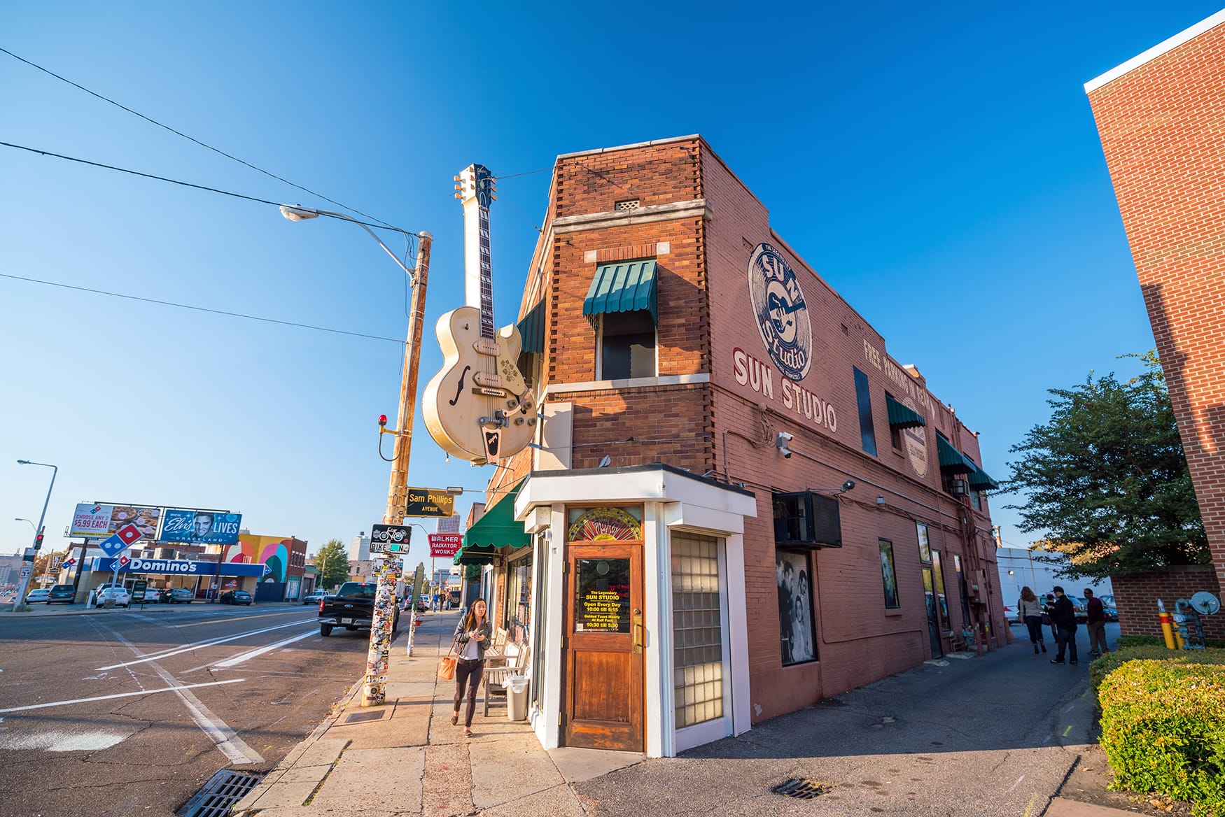 Aussenfassade der Sun Studios in Memphis
