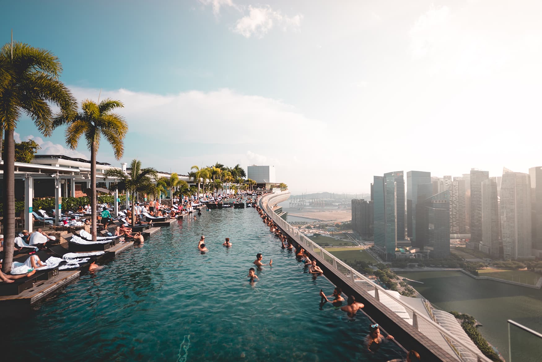 Infinitypool im Marina Bay Sands in Singapur