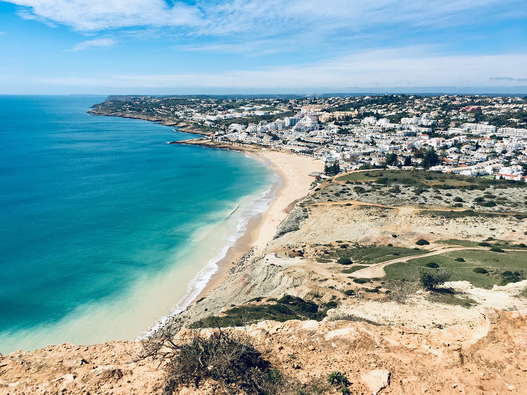 Ort an Strand in Portugal