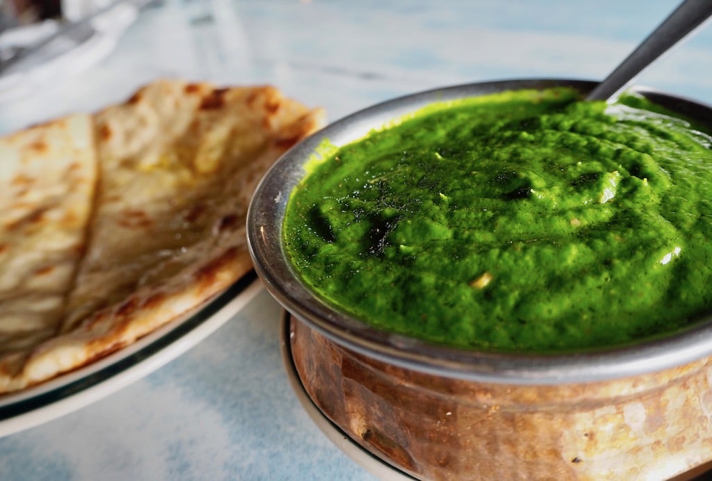 Palak Paneer Aloo Paratha