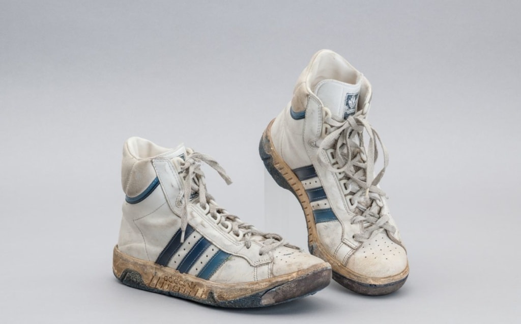 Adidas-Turnschuhe aus den 80er-Jahren