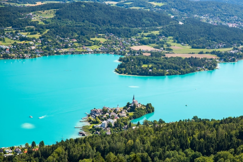 Wörthersee Vogelperspektive