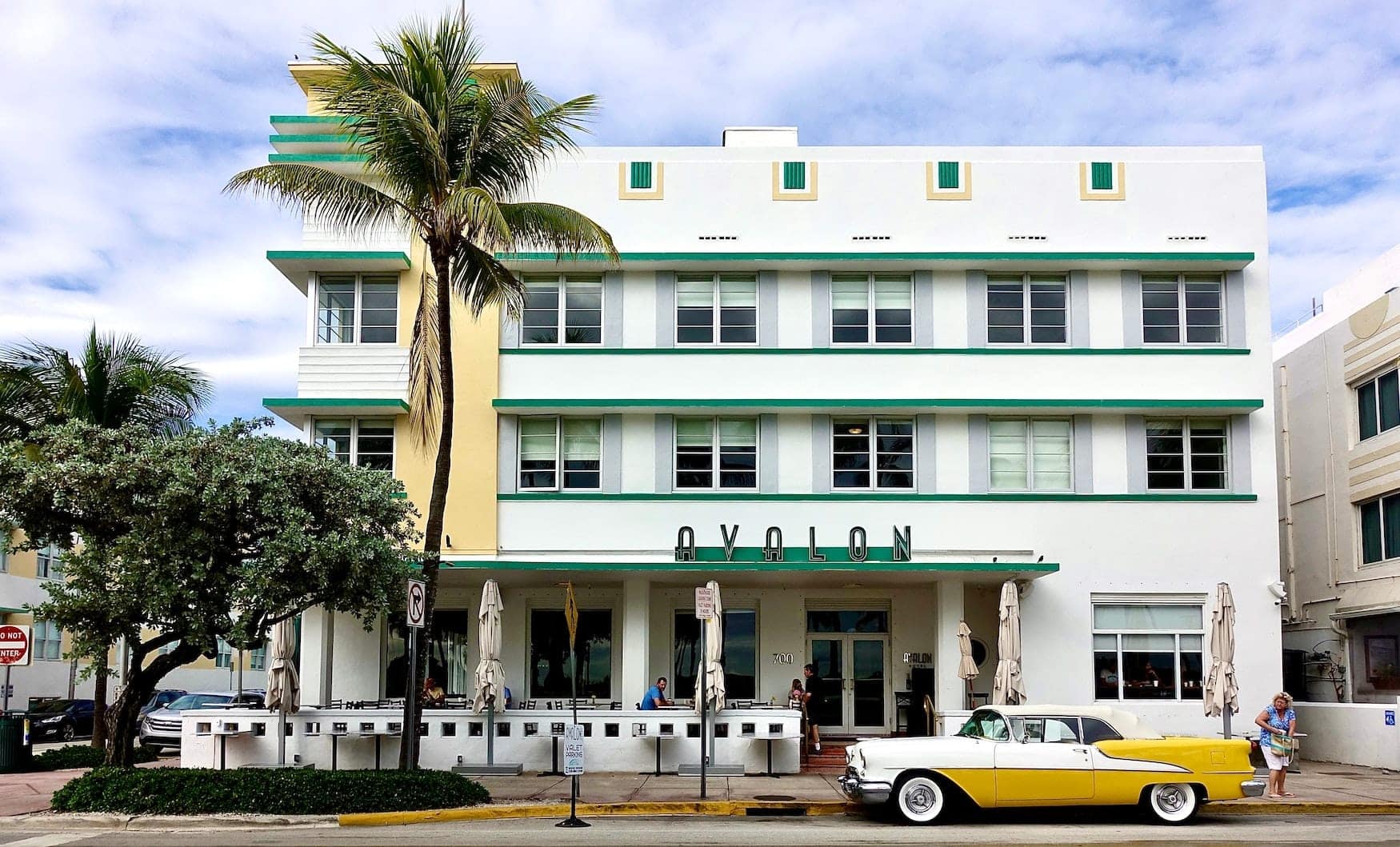 Hoteleingang in Miami, Florida