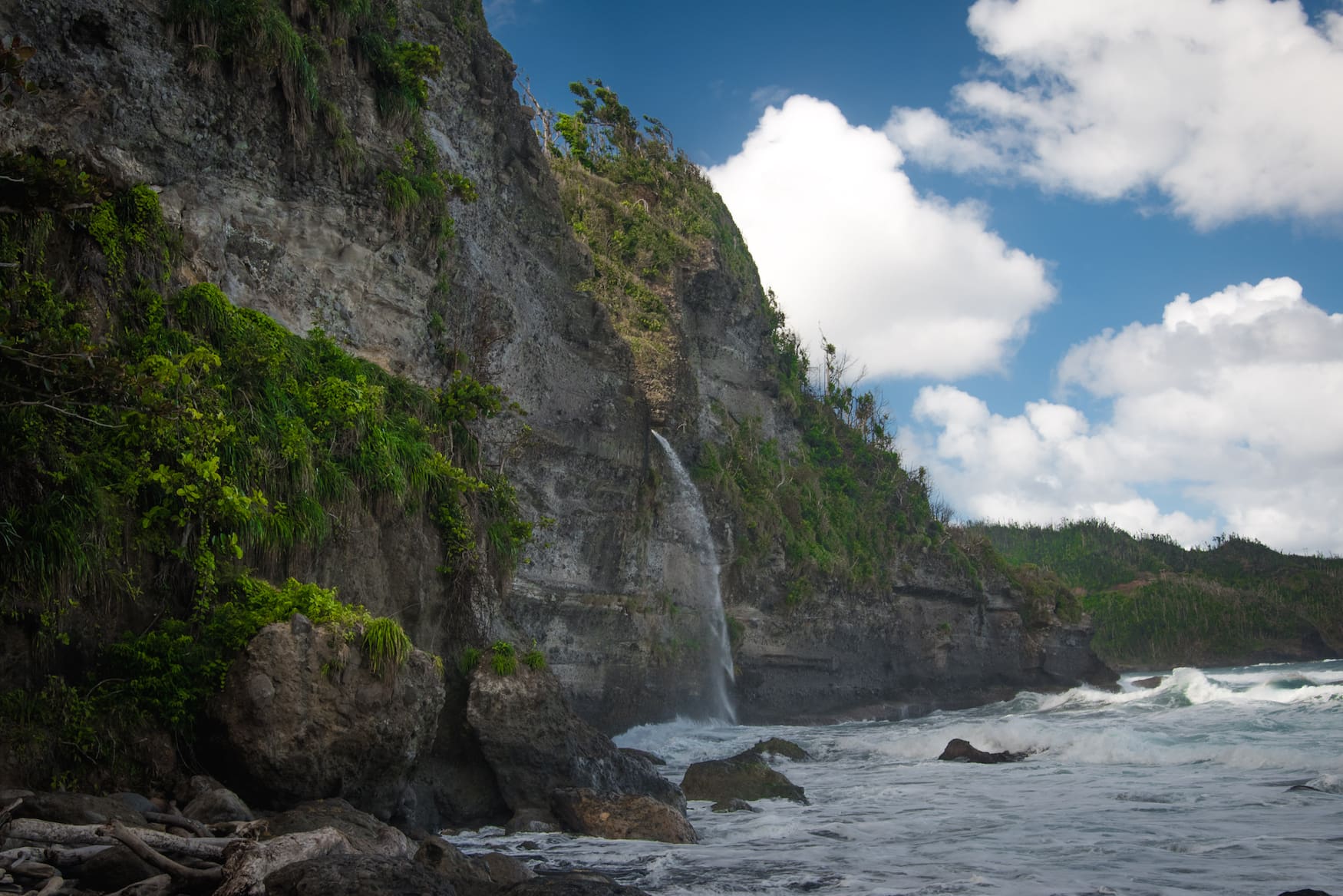 Wavine Cyrique Falls in Dominica