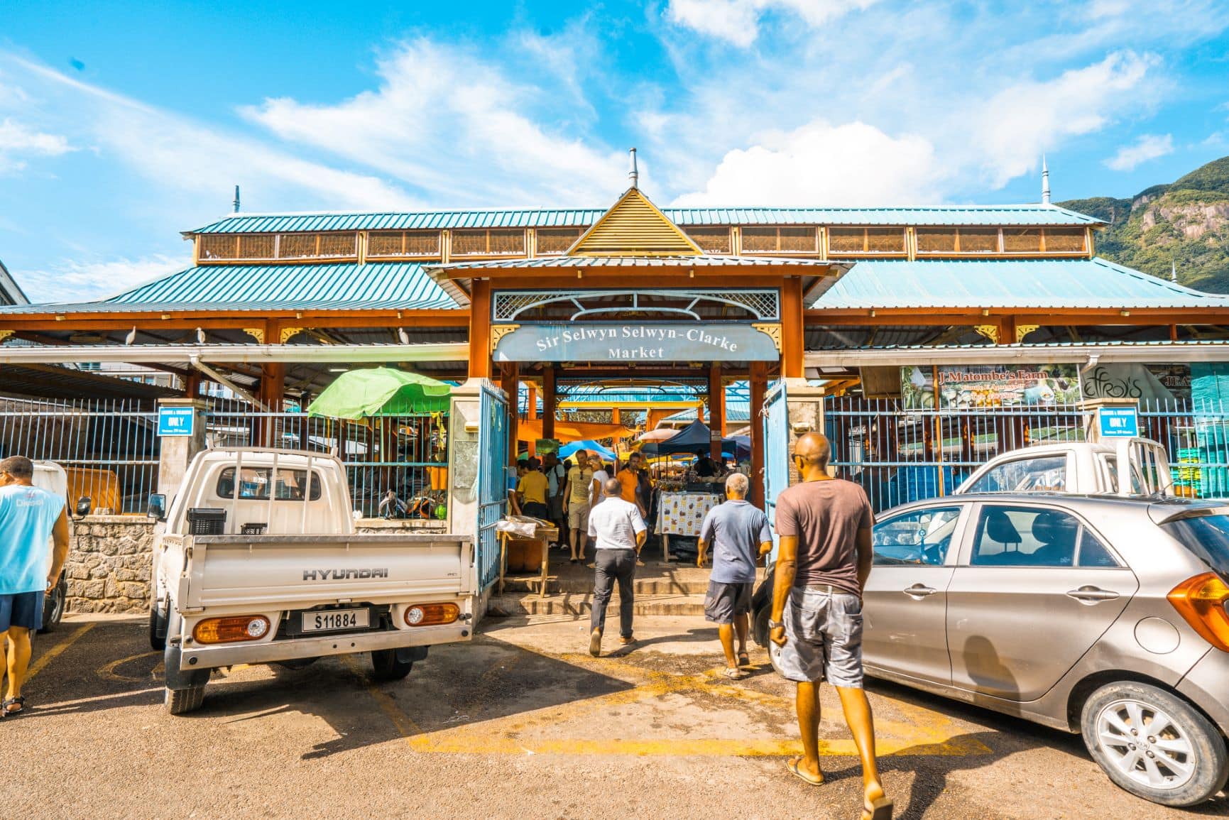 Sir Selwyn Selwyn-Clare Market auf den Seychellen