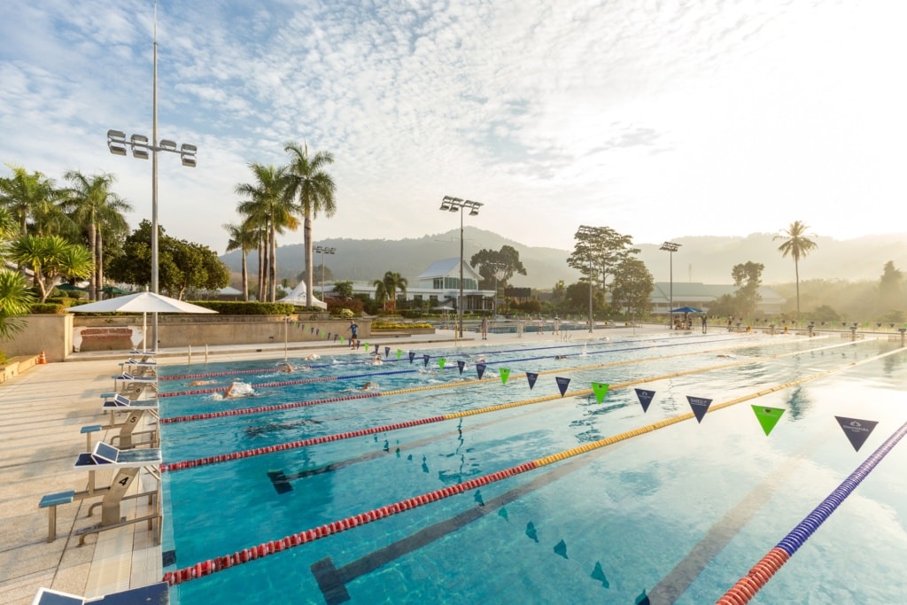 50 Meter Olympic Pool im Thanyapura Health & Sports Resort