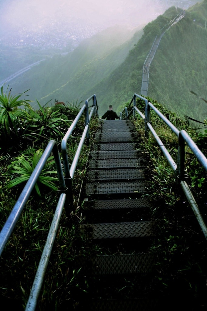 Haiku Stairs auf Hawaii 