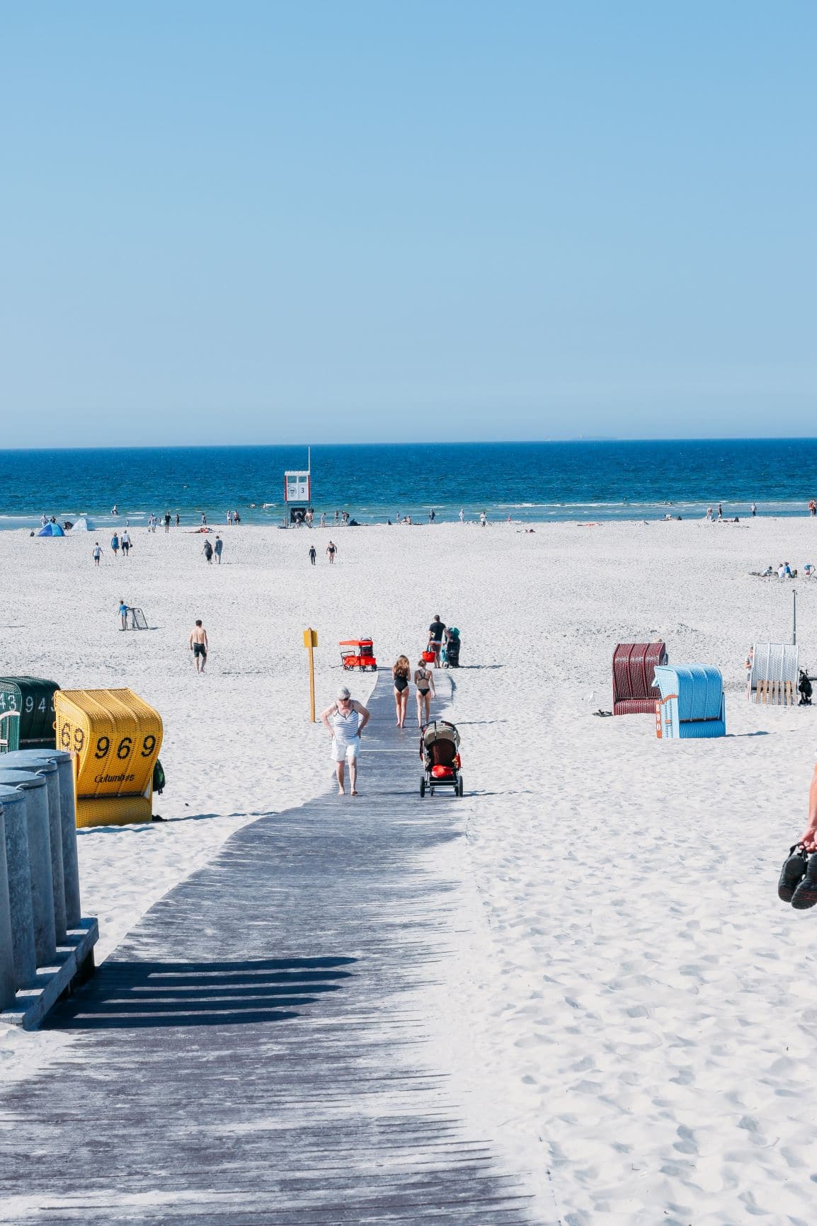 Weg zum Strand an der Nordsee