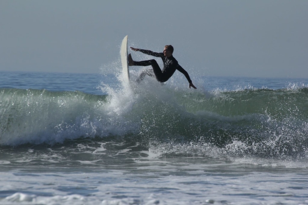 Surfer in Santa Monica