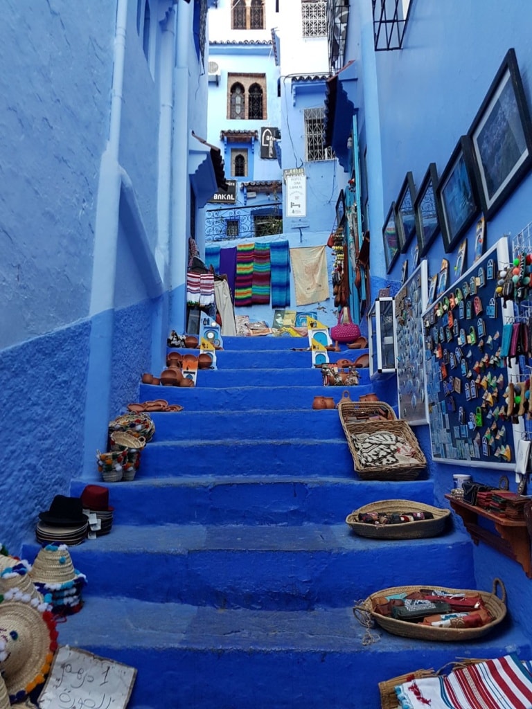 Treppe in Chefchaouen