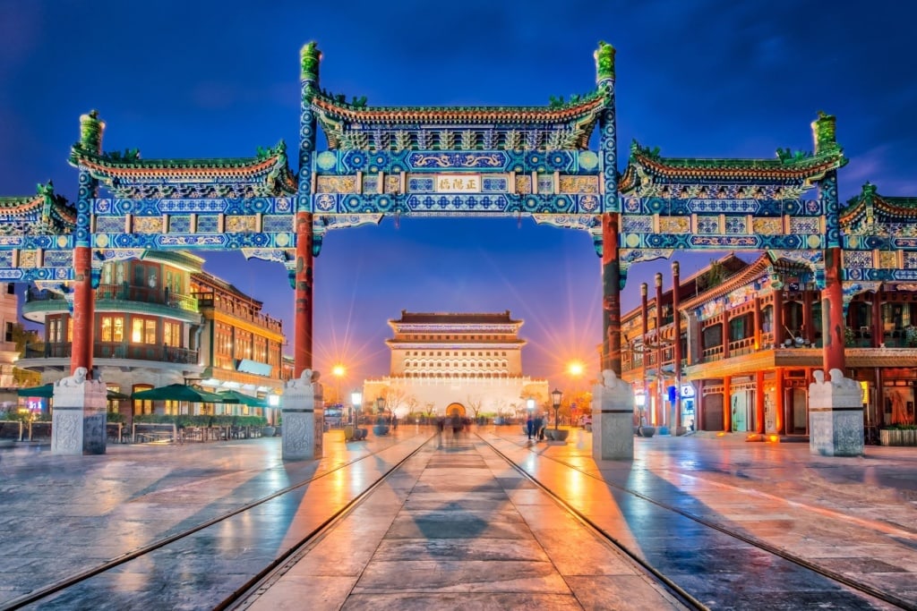 Zhengyang Gate Jianlou Peking