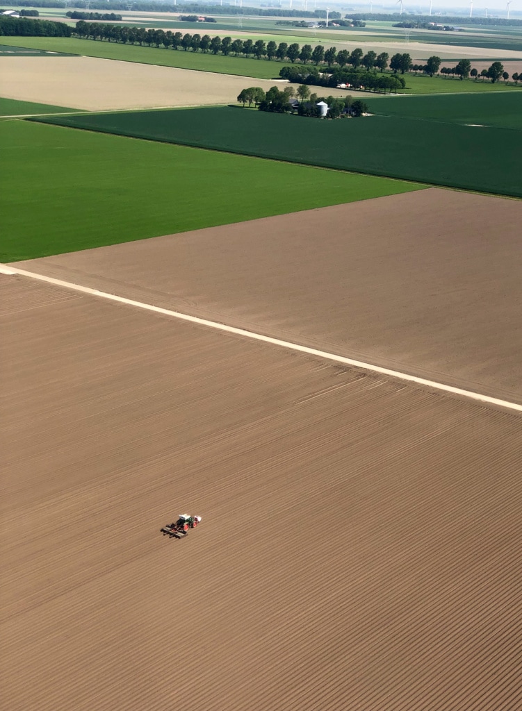 Flevoland von oben