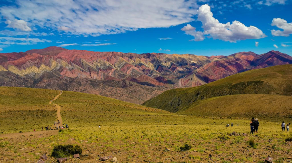die Berge im Norden von Argentinien