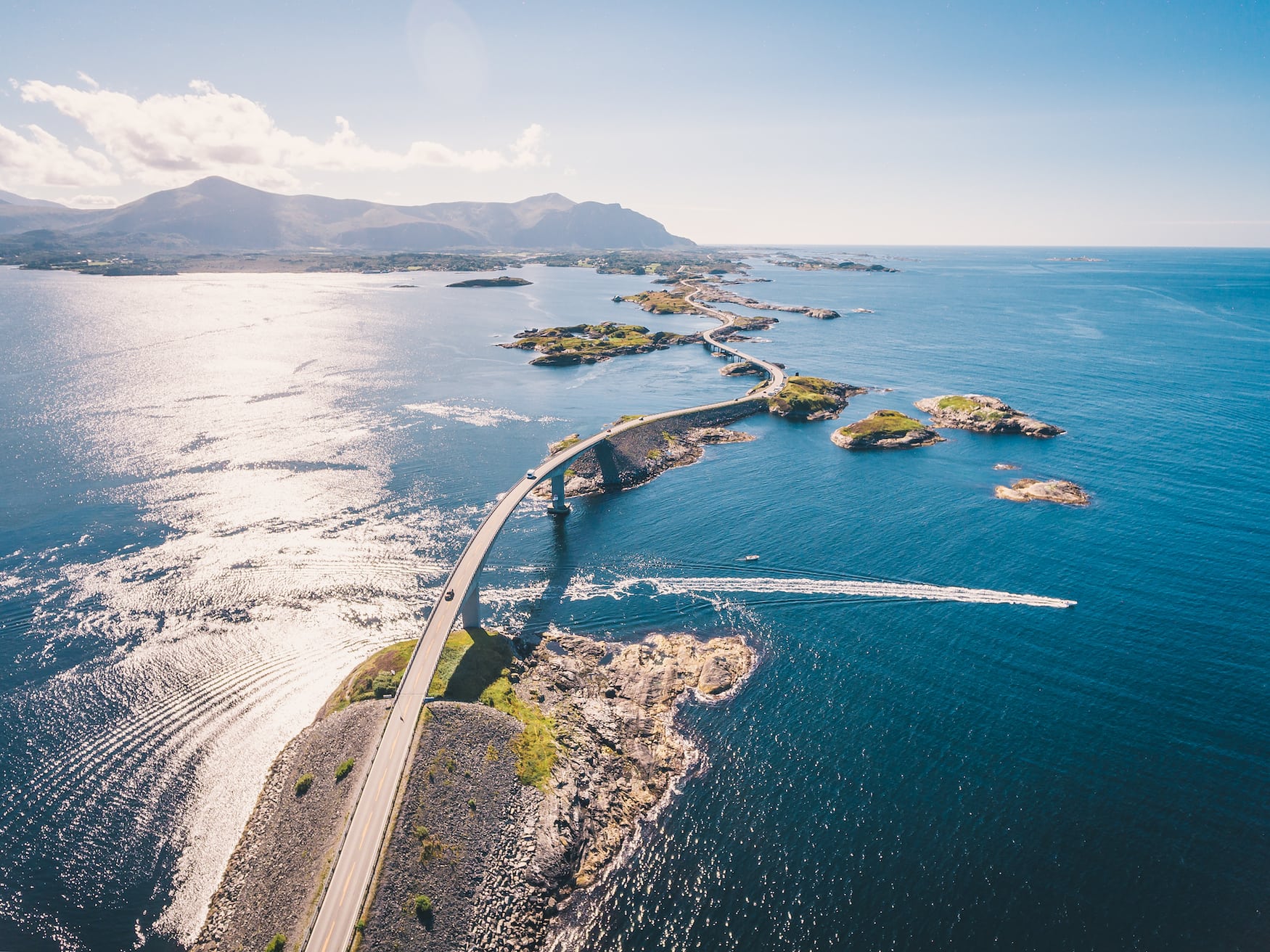 Atlantik Road in Norwegen